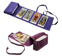 HINGTAI Kit de Sac de Pince de Tarot Contient 2 boîtes de Rangement de Tarot en Velours et 1 pièce de décideur, Sac de Tissu de Tarot, Pince de Tarot pour Cartes à Jouer et Tarot Oracle Deck
