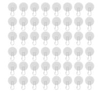 HINGTAI Lot de 150 Crochets Muraux Antirouille Sans Clous - Adhésifs, Amovibles, à Usages Multiples - Adaptés au Plafond