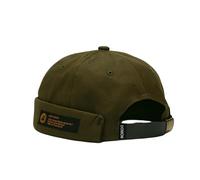 HINGTAT Casquette Docker pour homme - Bonnet de travail - Casquette de marin - Casquette sans bord - Style rétro - Réglable, 02 - Vert, Taille unique
