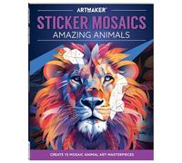 Hinkler Art Maker Autocollant Mosaïque animaux étonnants - Peinture par autocollants