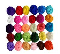 Hinleise Lot de 30 tissus en maille de nylon pour loisirs créatifs et loisirs créatifs