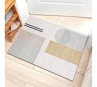 Hinnin Tapis de Bain, Tapis Salle de Bain, Tapis Salle de Bain Absorbant, Tapis Douche AntidéRapant, Tapis de Douche, Tapis de Baignoire, Tapis de Bain Absorbant Sechage Rapide Modern-90x120cm