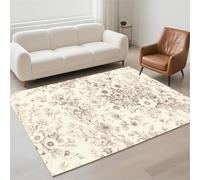 Hinnin Tapis Salon 100x200cm Spring Tapis de Couloir Chambre Moderne Lavable Antidérapant, Doux Pile Bou Grand Carpet pour Salon, Couloir, Salle à Manger, D'Entrée, Bureau 13-1072