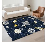 Hinnin Tapis Salon 60x90cm Dark Tapis de Couloir Chambre Moderne Lavable Antidérapant, Doux Pile Bouclée Petit Carpet pour Salon, Couloir, Salle à Manger, D'Entrée, Bureau 13-620