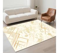 Hinnin Tapis Salon 80x120cm Soft Tapis de Couloir Chambre Moderne Lavable Antidérapant, Doux Pile Bou Grand Carpet pour Salon, Couloir, Salle à Manger, D'Entrée, Bureau 13-1218