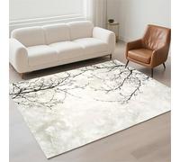 Hinnin Tapis Salon 80x150cm Plant Tapis de Couloir Chambre Moderne Lavable Antidérapant, Doux Pile Bou Grand Carpet pour Salon, Couloir, Salle à Manger, D'Entrée, Bureau 13-1224
