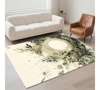 Hinnin Tapis Salon 80x150cm Round Tapis de Couloir Chambre Moderne Lavable Antidérapant, Doux Pile Bou Grand Carpet pour Salon, Couloir, Salle à Manger, D'Entrée, Bureau 13-976