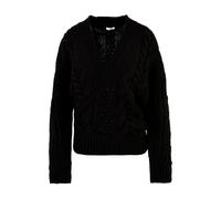Hinnominate - Maille Col en V - Femme - Pulls - Noir - Taille: 38 FR