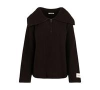 Hinnominate - Pull en maille à demi-fermeture éclair Pearl - Femme - Pulls - Brun - Taille: 40 FR