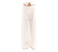 Hinnominate - Wide Pantalons - Femme - Pantalons - Blanc - Taille: 40 FR