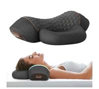 HINNVCL Oreiller de massage pour le cou, coussin de massage 3 en 1 amélioré pour soulager la douleur des tissus profonds, masseur chauffant pour homme et femme, oreillers en mousse à mémoire de forme
