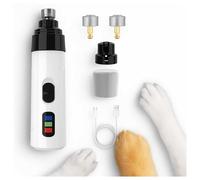 HINNVCL Silent Groom Pro Broyeur à ongles pour chiens, sans fil, charge rapide USB avec têtes de meulage de rechange