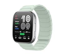 Hinnwer 22mm Bracelet Compatible avec Amazfit Bip Max/Amazfit Active Max/T-Rex 3 Pro 48mm/Balance 2/Bip 6/Balance/Bip 5, Bracelet Boucle Magnétique Silicone pour Amazfit Cheetah Pro Vert Clair