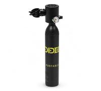 HINOPY Mini bouteille de plongée de 0,5 l - Réutilisable - 5 à 10 minutes de respiration sous-marine - Pour la pratique de plongée ou comme bouteille d'air de rechange