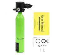 HINOPY Mini bouteille de plongée de 0,5 l - Réutilisable - 5 à 10 minutes de respiration sous-marine - Pour la pratique de plongée ou comme bouteille d'air de rechange