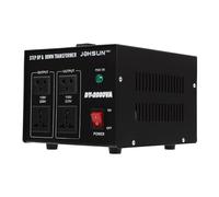 HINOPY Transformateur de tension DT-2000VA 2000 W 220 V vers 110 V Step-up/down Voltage Convertisseur pour tous les appareils électroniques et électriques