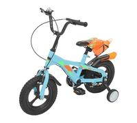 HINOPY Vélo d'entraînement pour enfant de 12 pouces avec roues jockey et bouteille d'eau, double système de frein, vélo pour enfants de 2 à 5 ans, cadeaux pour filles et garçons, jusqu'à 50 kg