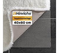 Hinrichs Tapis Antidérapant 40x60cm - sous Tapis antidérapant - Anti Glisse Tapis - Anti Derapant Tapis en Rouleau - sous-Couche antidérapante Comprenant 12 Patins en Feutre offerts