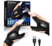 Hinshark Cadeau Homme, Rechargeable Pêche Gants LED, Gadget Insolite Utile