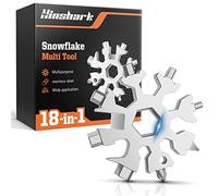 Hinshark Cadeaux pour les hommes lui papa, outil multifonction flocon de neige 18 en 1 pour papa cadeaux d'anniversaire pour hommes qui ont tout