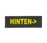 HINTEN-> 162LO-K-21506 Lot de 2 Patchs interchangeables pour Harnais Powerharness, Taille S, Jaune