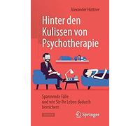 Hinter Den Kulissen Von Psychotherapie
