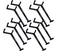 HINTRMENT 10pcs Cintreuses de Branches D'arbres Réglables en PE Noir, Outils Réutilisables à Haute Dureté pour Modélisation et Formation des Branches de Poiriers en Extérieur et Intérieur