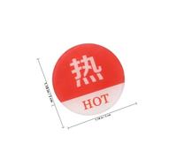 HINTRMENT 1paire Étiquettes Adhésives Acryliques pour Robinet Chaud et Froid Indicateurs Pratiques pour Salle de Bain et Design Simple pour Hôtels et Cuisines