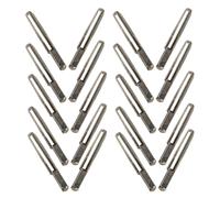 HINTRMENT 20pcs Clous de Corde de Lyre Argenté en Métal Accessoires Polyvalents Installation Facile pour Dulcimer et Guzheng