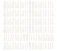 HINTRMENT 500 Pièces Faux Ongles Coffin Longs Autocollants Résistants à Eau Brillants Élégants pour Manucure Quotidienne et Danseuses de Ballet