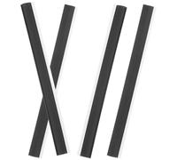 HINTRMENT Bandes de Caoutchouc de Remplacement pour Pelle à Poussière, 26 Cm, Lot de 4 Pièces, Accessoires en Caoutchouc Souple Noir pour Bord de Pelle à Poussière, Pièces Détachées