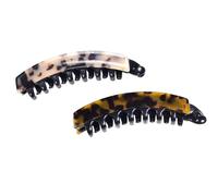 HINTRMENT Barrettes à Cheveux Vintage en Acétate 2 Pièces, Pinces Solides et Résistantes, Accessoires pour Femmes et Filles, Maintien Fort et Design Rétro