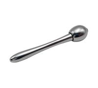 HINTRMENT Bâton de Beauté pour Soin Contour Yeux Alliage de Zinc Argenté Masseur Yeux Facile à Nettoyer Outil pour Massage Visage et Poches