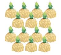 HINTRMENT Boîte à Bonbons Ananas en Papier Or, Lot de 20 Pièces, Légère et Décorative pour Mariage et Fêtes Dhalloween, Design Chic et Ambiance Festive