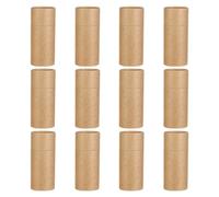 HINTRMENT Boîte Tube en Papier Khaki pour Bouteilles D'huile Essentielle 50ml, Pack de 12 Pièces, Design Minimaliste et Élégant, Maison et Offrir en Présent