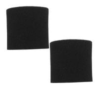 HINTRMENT Bouchons en Mousse Cylindriques pour Tube D'évent de Caisson de Basses, Lot de 2pcs en Éponge Noire pour Haut-parleur, Maintien de Propreté et Prolongation de Durée de Vie,