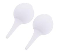 HINTRMENT Boule de Lavage Oreiller en Pvc Blanc 30ml, Lot de 2 Pièces, Outil de Nettoyage Auriculaire Précis pour Éliminer la Cire et Introduire des Fluides
