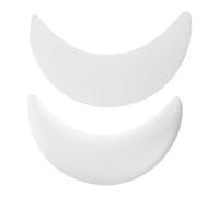 HINTRMENT Boules en Mousse Polystyrène Fournitures Créatives Forme Lune Blanche 2pcs pour Bricolage Garçon et Filles pour Fêtes et Projets D'art DIY