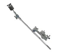 HINTRMENT Bras de Perche de Cymbale en Acier Inoxydable Argenté Stable pour Extension de Cymbale sur Batterie Accessoire Musical Professionnel