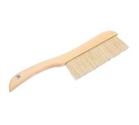 HINTRMENT Brosse de Nettoyage Douce à Poils de Porc Blanc, Petit Format Manche en Bois Robuste, pour Piano, Guzheng et Clavier Plumeau Multifonctionnel pour Dépoussiérage Précis et