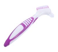 HINTRMENT Brosse de Nettoyage Multifonctionnelle pour Coquille de Tortue Aquatique Double Face Petite Taille Couleur Violette Outil Pratique pour Enlever Boue et Saleté Accessoire pour