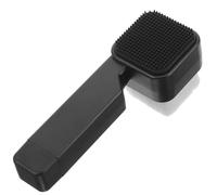 HINTRMENT Brosse Nettoyante Visage Double Face en Silicone Noir Poils Doux Exfoliant Facial Multifonction pour Nettoyage Profond Massage et Soin Peau Usage Visage et Corps Ergonomique