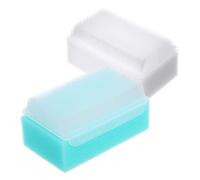 HINTRMENT Brosse Tactile et Brosse Sensorielle pour Bain Bébé, Lot de 2 Pièces, Massage Corporel Doux, Facile à Nettoyer, pour Soin Quotidien et Éveil Sensoriel