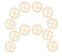 HINTRMENT Broyage de Dents en Loofah Beige pour Hamster, Lot de 20 Pièces, Accessoire Créatif pour Réduire Le Comportement Destructeur et l'usure des Dents