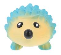 HINTRMENT Chien Latex Sonore Forme de Hérisson à Mâcher Interactif pour Petits Chiens Nettoie Dents et Réduit Stress Léger et Compact pour Chiots