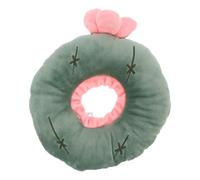 HINTRMENT Collier Léger et Ajustable pour Chat de Récupération en Peluche Verte Permet de Manger, Dormir et Bouger Librement, pour Convalescence Post-chirurgicale