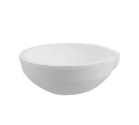 HINTRMENT Creuset en Quartz Blanc Facile à Nettoyer Résistant Haute Température pour Fusion Métal et Fabrication de Bijoux pour Métallurgie et Fonderie