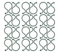 HINTRMENT de Support pour Plantes Pinces pour Tomates et Fleurs 100 Clips en Plastique Vert Résistantes aux Intempéries, pour Activités de Jardinage et Grands