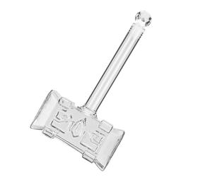 HINTRMENT Distributeur de Vin Carafon à Vin Décoratif et Fonctionnel Forme en Verre Créatif 400ml, Petit Taille Élégant pour Bar