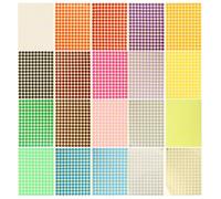 HINTRMENT Étiquettes Autocollantes Rondes Colorées, Design Vierge pour Identification Facile, 20 Feuilles de Pastilles Adhésives Plusieurs styles pour École et Bureau Plusieurs styles